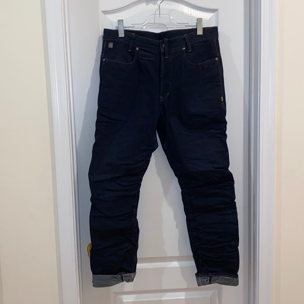 G-Star men’s tapered jeans W34 L32 dark blue wash